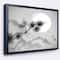 Designart - Pine Tree Branch - Japanese Canvas Art Print in Black Frame
